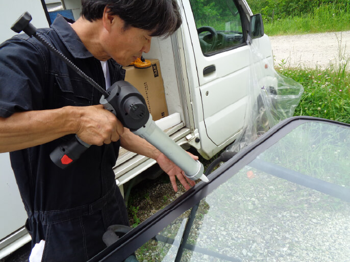 フロントガラス交換 施工例