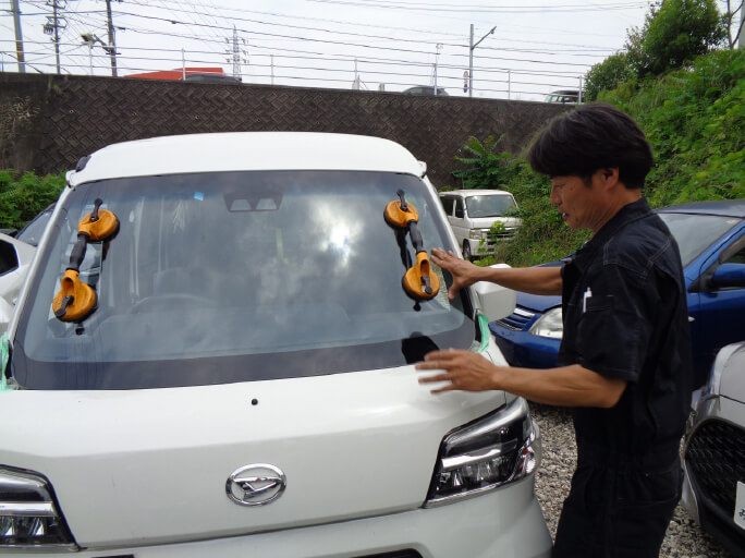 フロントガラス交換 施工例